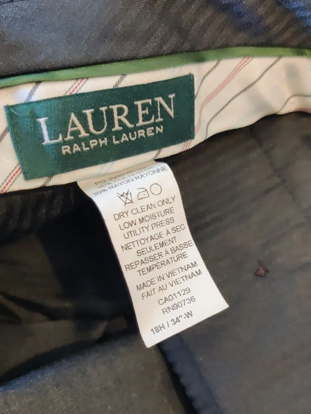 Ralph Lauren Boys' Dress Pants - Gray 18 Husky